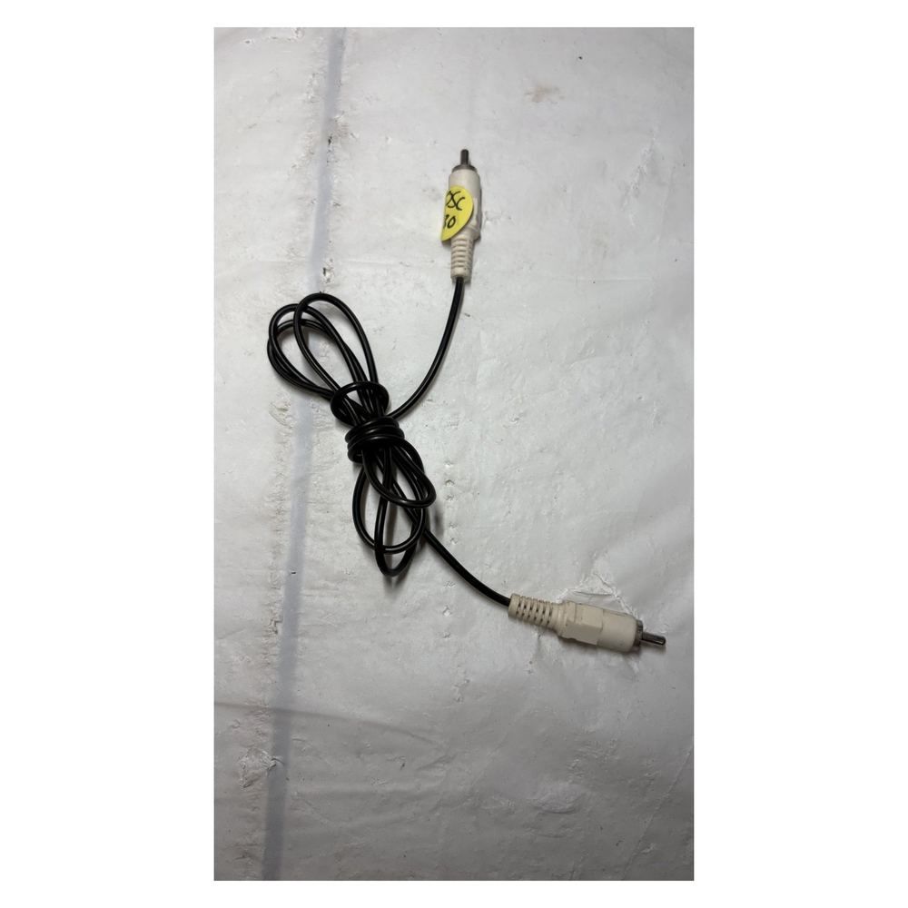 RCA Composite Cable Single Black Male to Male A/V Connection — photo 1