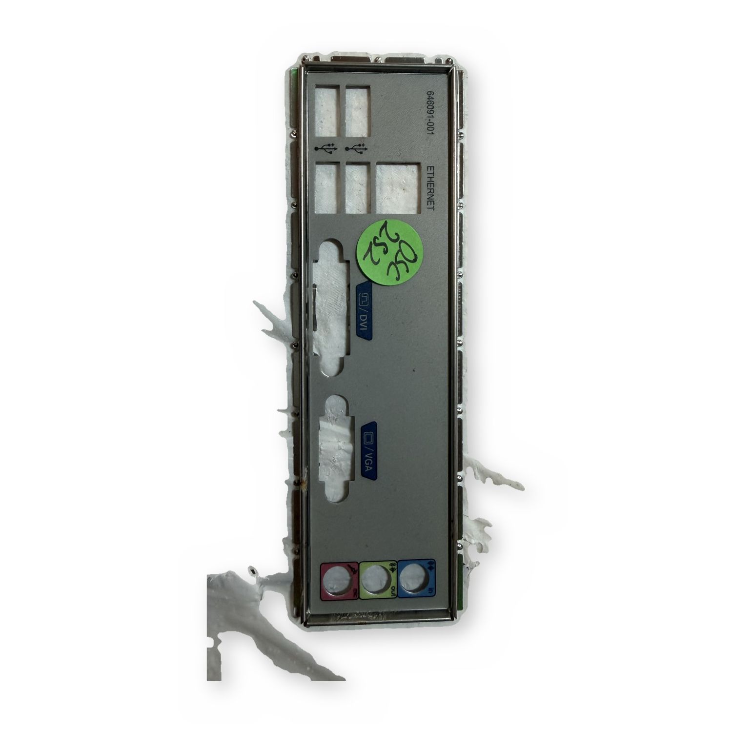 Motherboard I/O Shield Rear Back Panel Plate - Desktop PC Case Part — photo 2