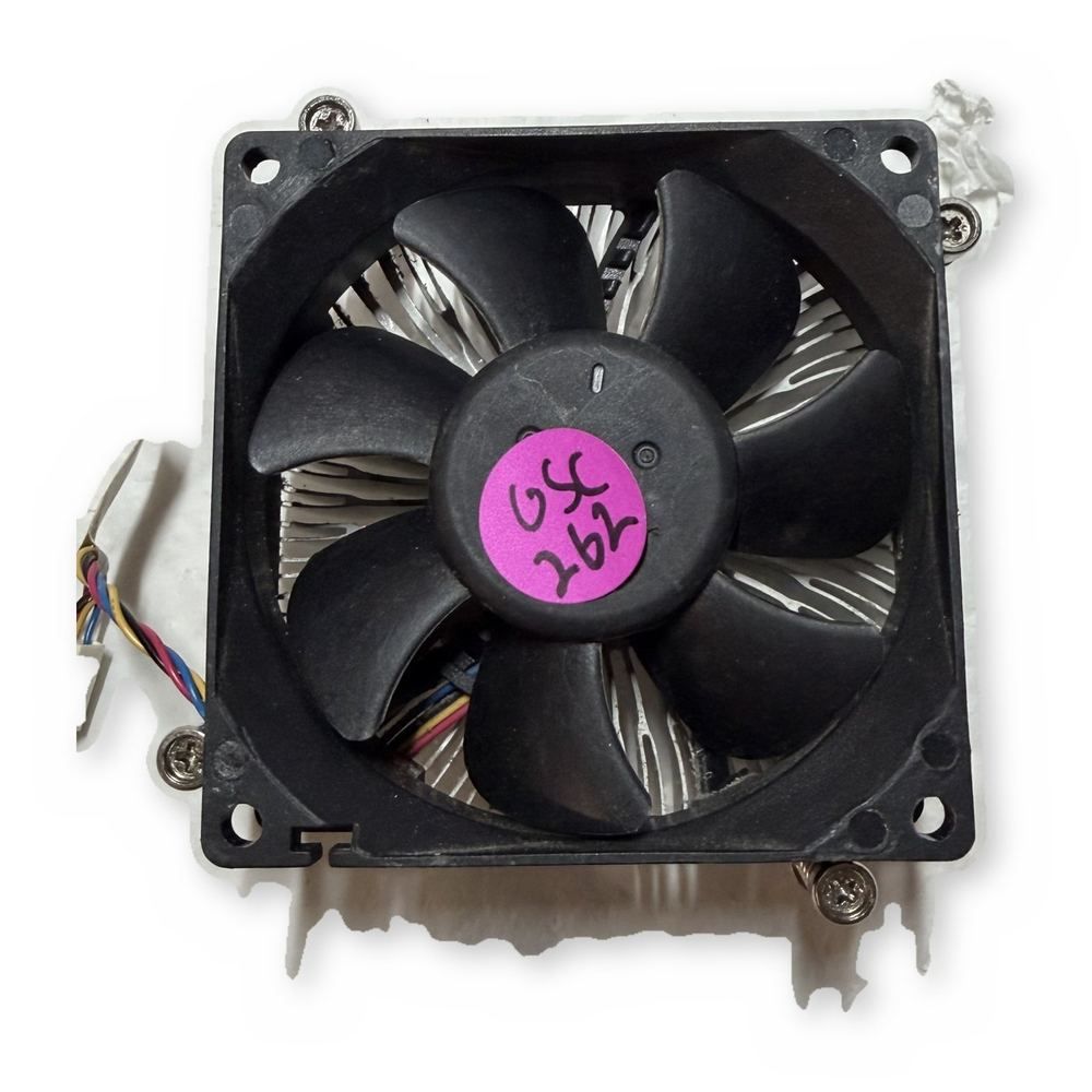 Low Profile Desktop CPU Cooler Heatsink & 4-Pin Fan - Slim SFF Pull — photo 1