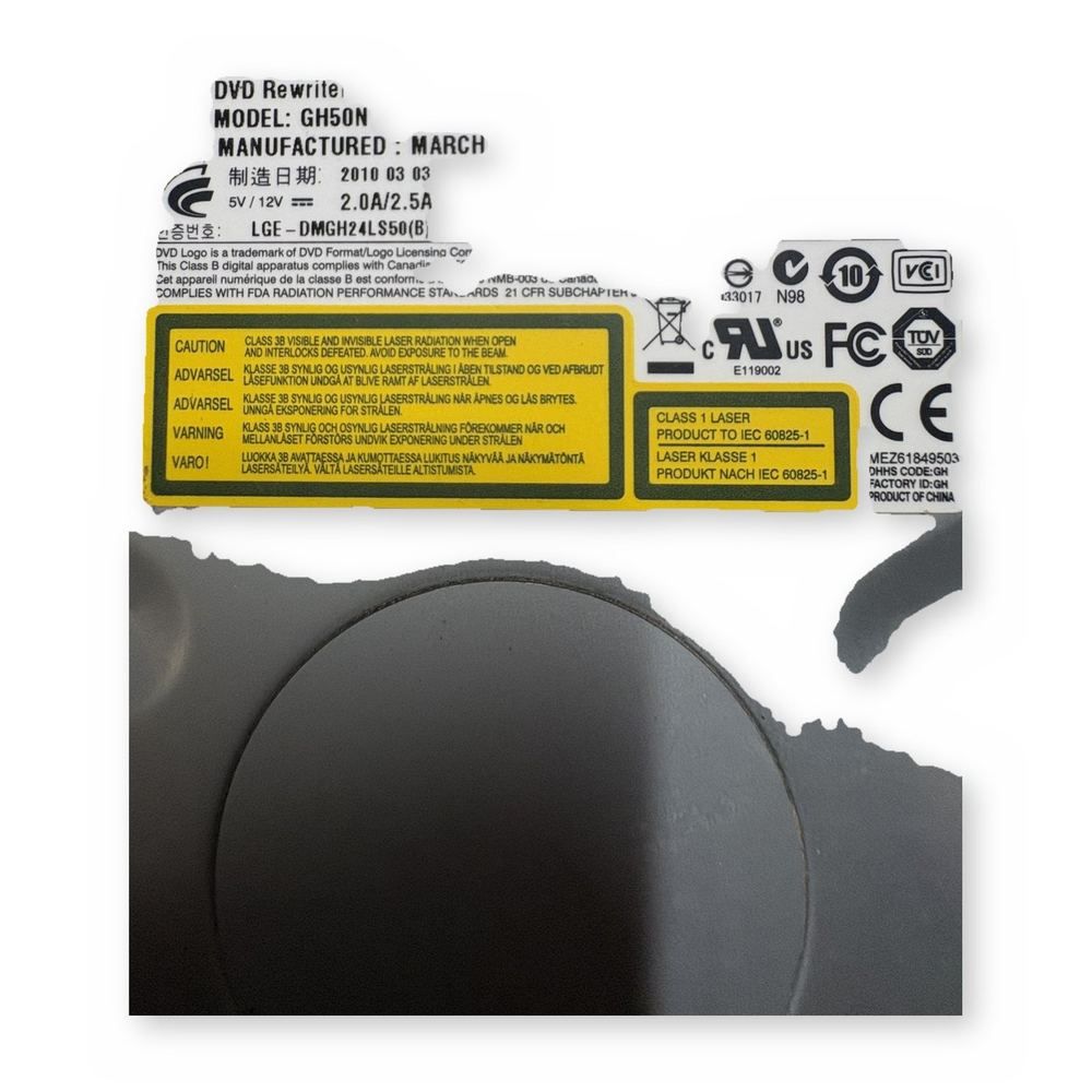Internal 5.25 DVD-RW SATA Optical Drive Desktop PC Black Used — photo 1