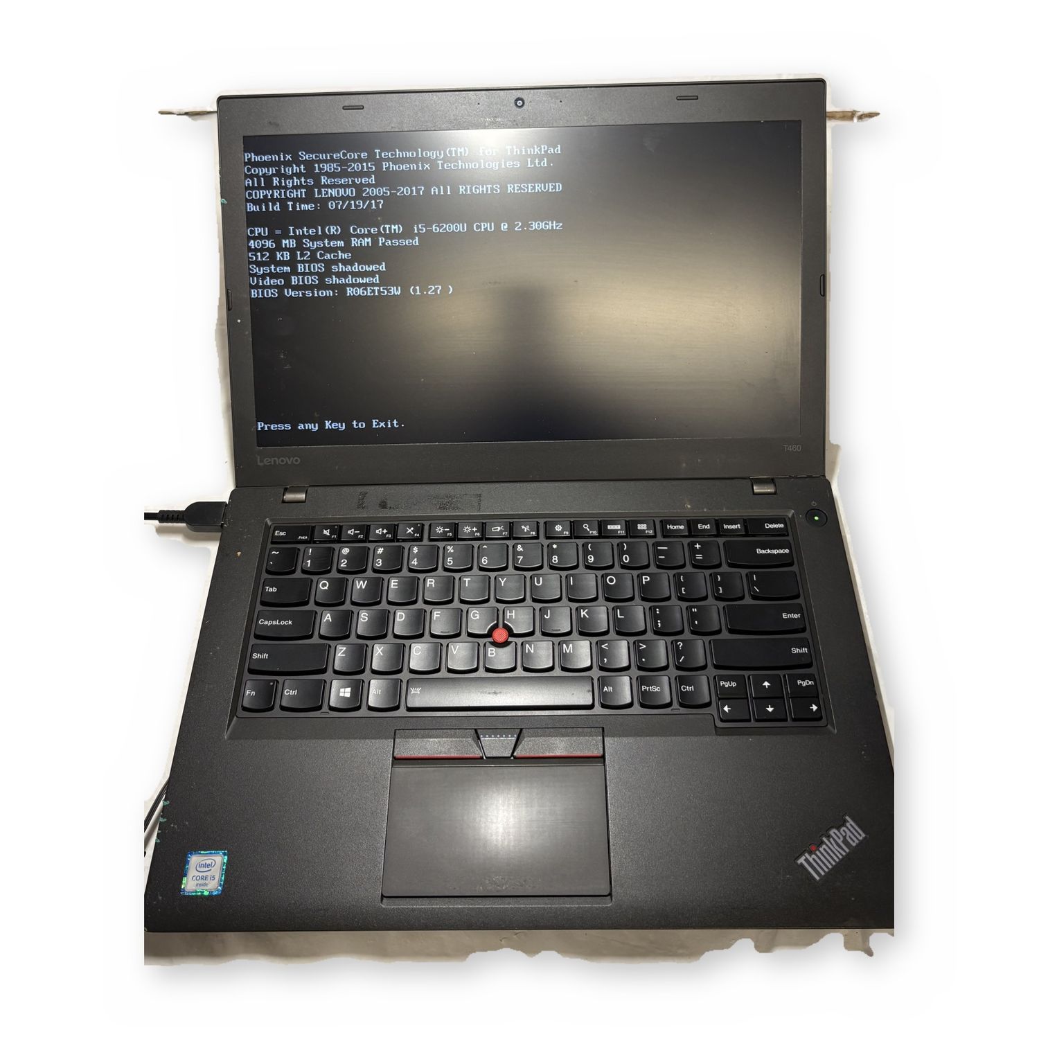 Refurbished Lenovo ThinkPad L460 14in i5-6200U 4GB Laptop - Boots, No SSD/OS — photo 1