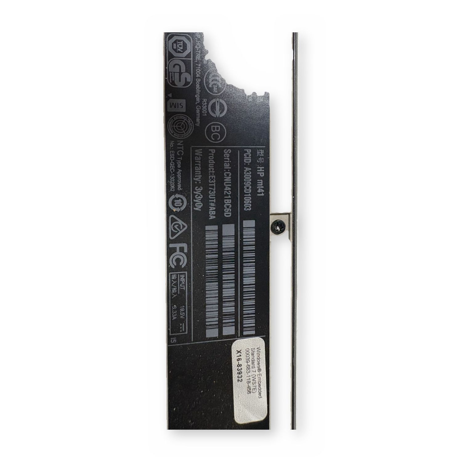 Refurbished HP mt41 Mobile Thin Client 14in AMD A4-4300M 4GB 16GB SSD - No Battery — photo 5
