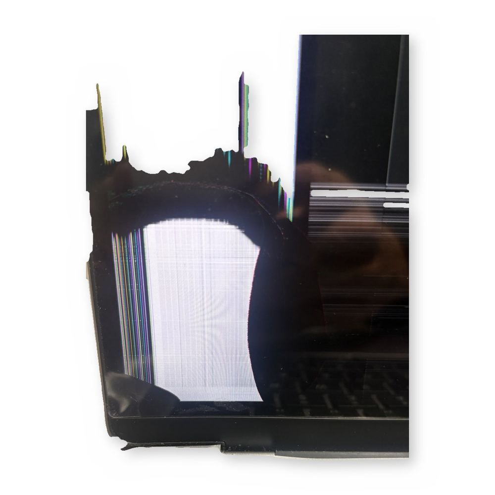 Apple MacBook Pro 13 Space Gray Cracked Display Not Working - For Parts / Not Working — photo 1