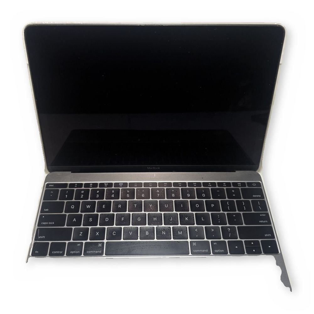 Apple MacBook 12 A1534 Not Working Silver Butterfly Keyboard - For Parts / Not Working — photo 1