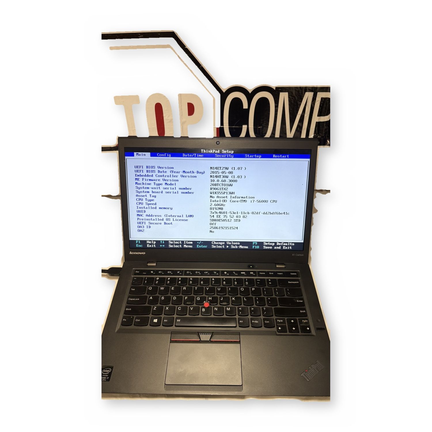 Refurbished Lenovo ThinkPad T450s i7-5600U 8GB 128GB SSD Win 11 PRO Laptop — photo 1