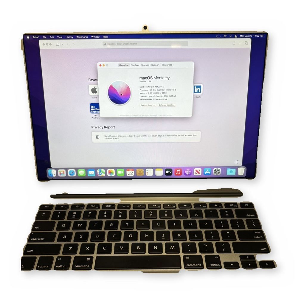 Apple MacBook Air 13 2017 A1466 i5 8GB 128GB SSD macOS Silver — photo 1