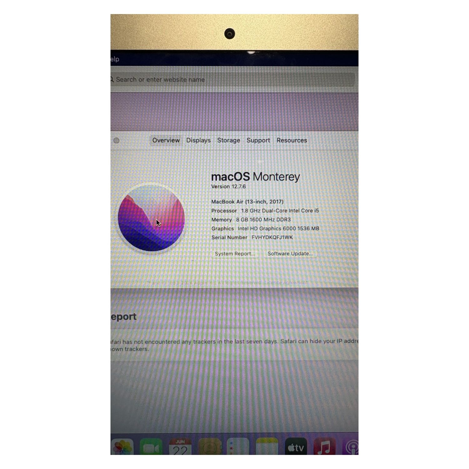 Apple MacBook Air 13 2017 A1466 i5 8GB 128GB SSD macOS Silver — photo 2