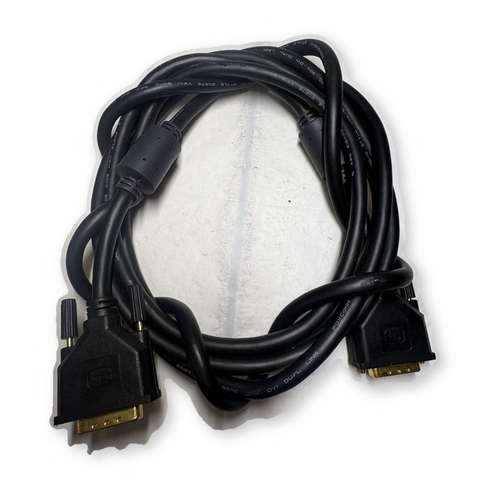 DVI-D Dual Link Cable Gold Plated Monitor PC Video Cable 6ft — photo 1