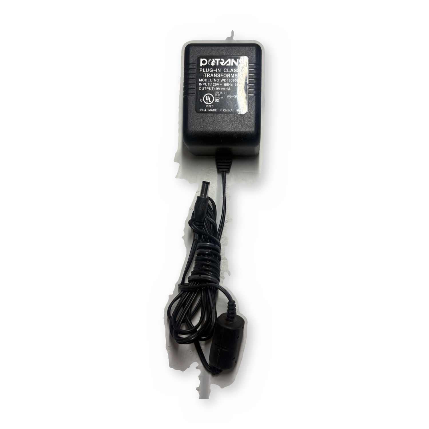 Potrans 9V 1A AC Power Adapter Plug-In Class 2 Transformer WD4809 — photo 2