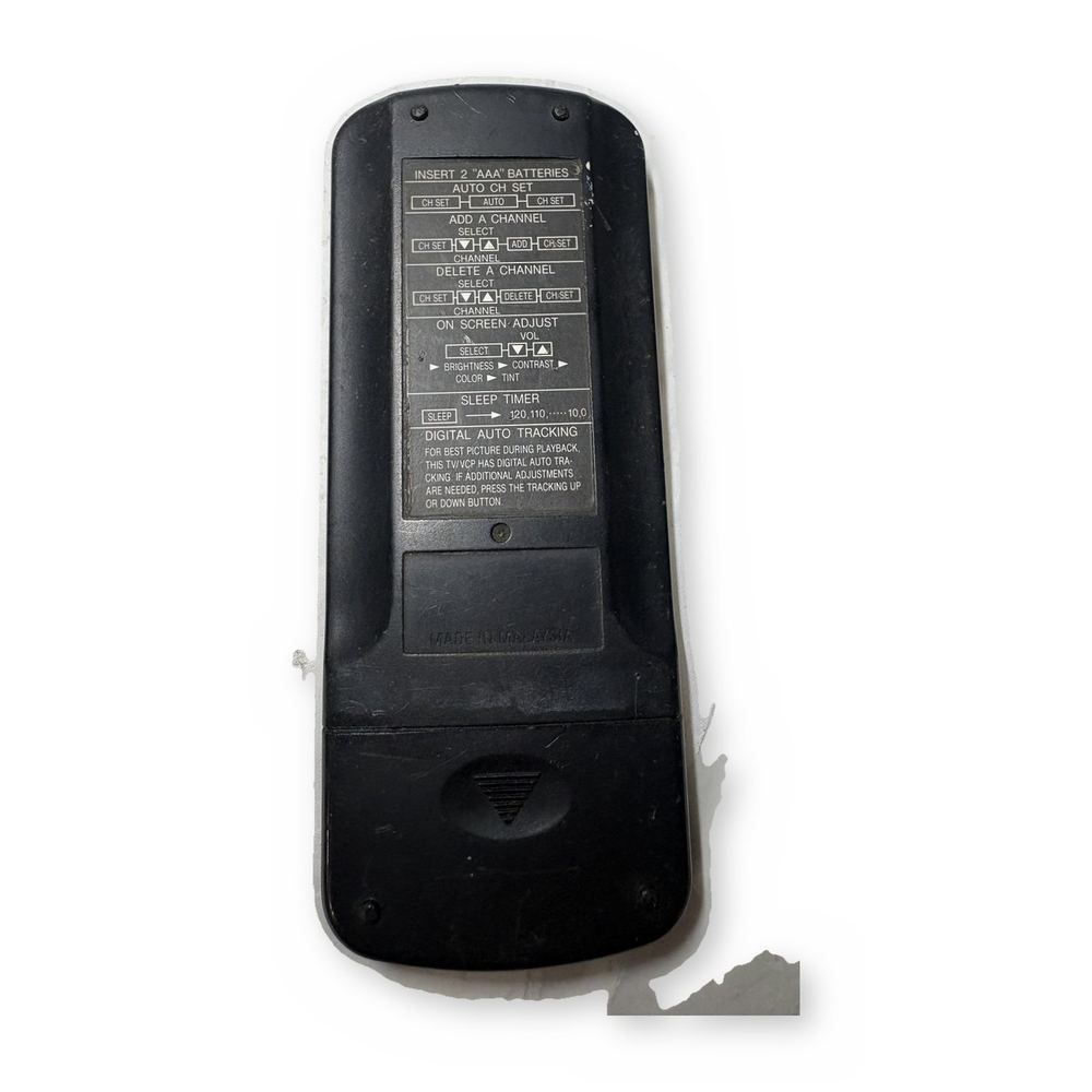 Emerson TV VCR Remote Control 076L065010 Vintage Black — photo 1
