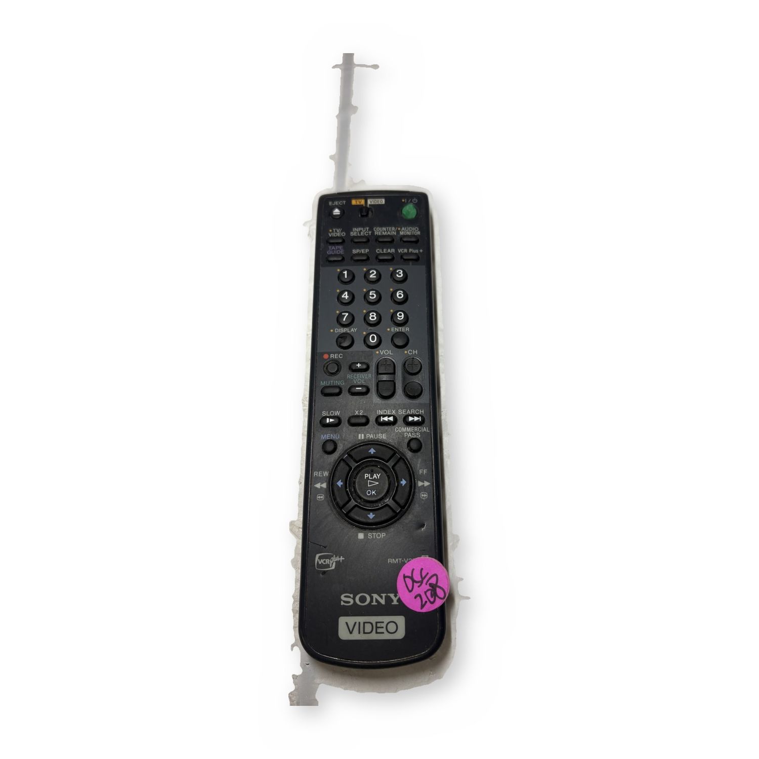 Sony VCR Remote Control VIDEO RMT-V Series Black VCR Plus — photo 2