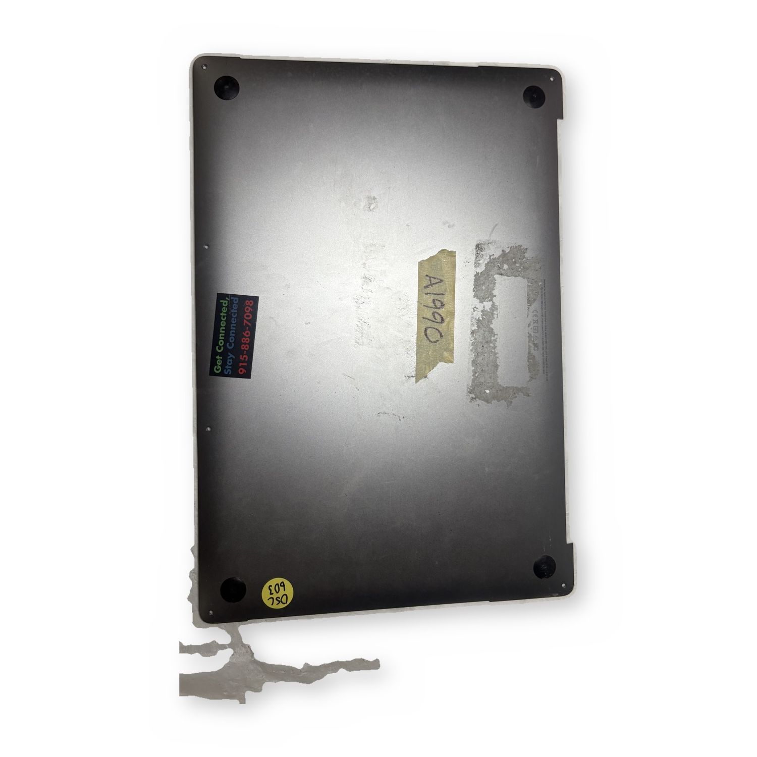 Apple A1990 Bottom Case Base Cover Space Gray MacBook Pro 15in A1990 — photo 2
