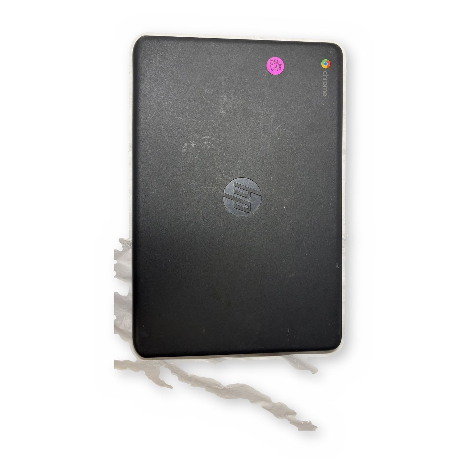 HP Chromebook 14A G5 14in Boots ON Cracked Screen AMD - /Repair - For Parts / Not Working — photo 2
