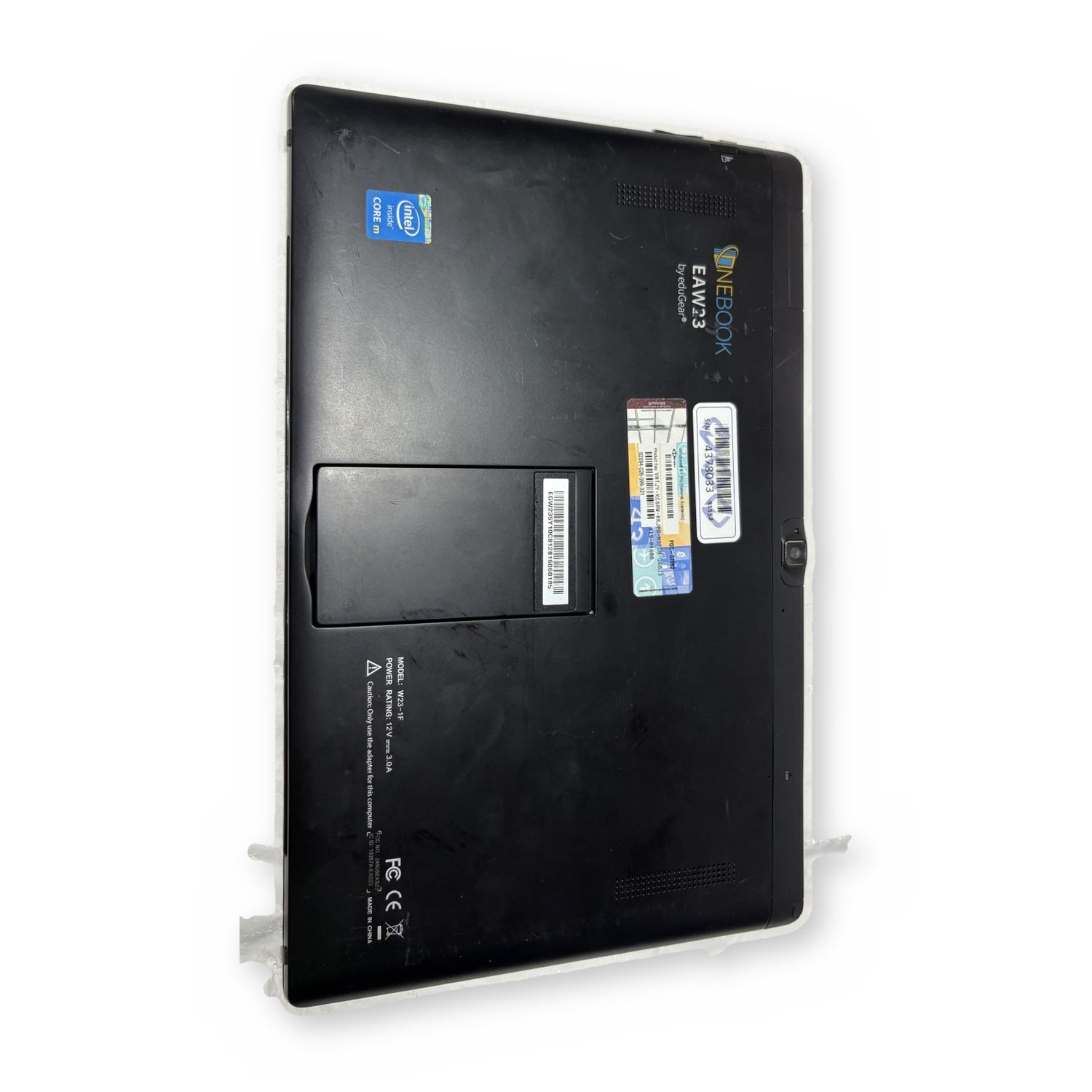 eduGear OneBook EAW23 W23-1F Laptop Bad Screen Green Lines UNTESTED - Parts - For Parts / Not Working — photo 3