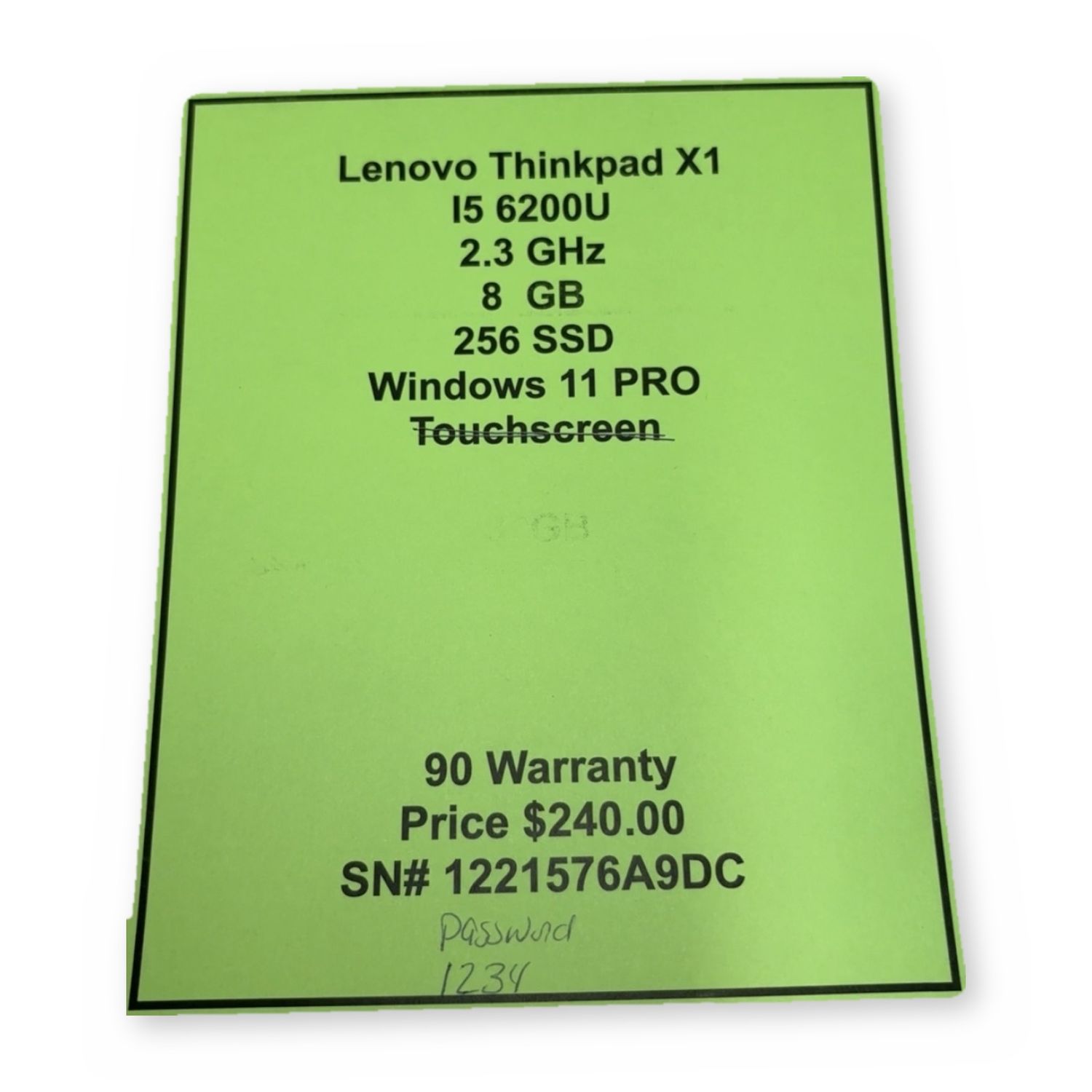 Refurbished Lenovo ThinkPad i5 8GB 128GB SSD Win 11 PRO Touchscreen Laptop — photo 6