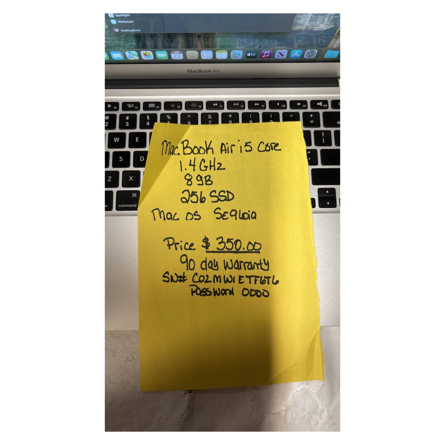 Apple MacBook Air 13 2014 A1466 i5 8GB 256GB SSD macOS Silver — photo 5