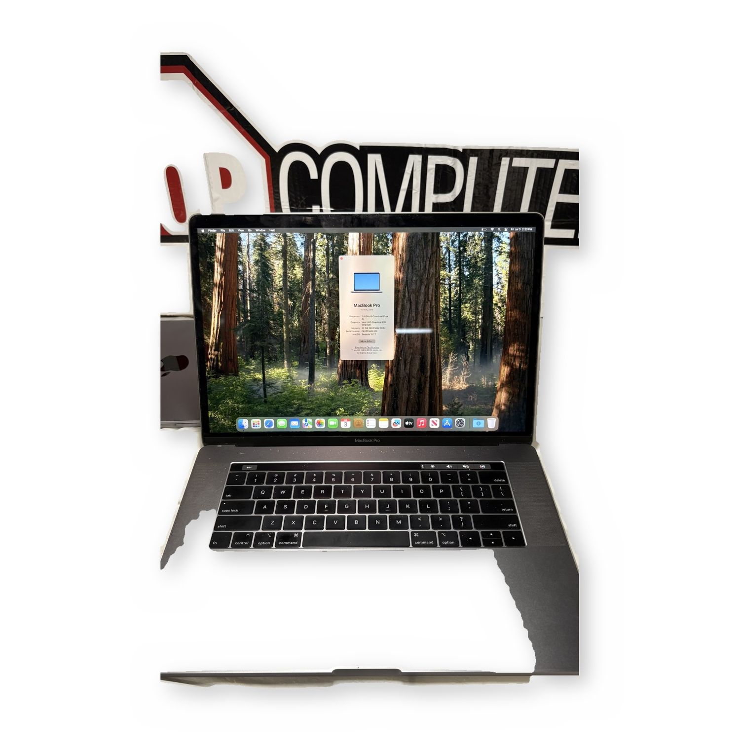Refurbished Apple MacBook Pro 15in 2019 Core i9 8-Core 32GB A1990 Space Gray - Working — photo 1