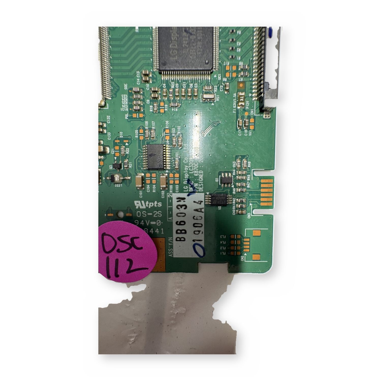 LG T-Con Board BB603N D1906A4 Timing Control Board LCD TV Replacement — photo 4