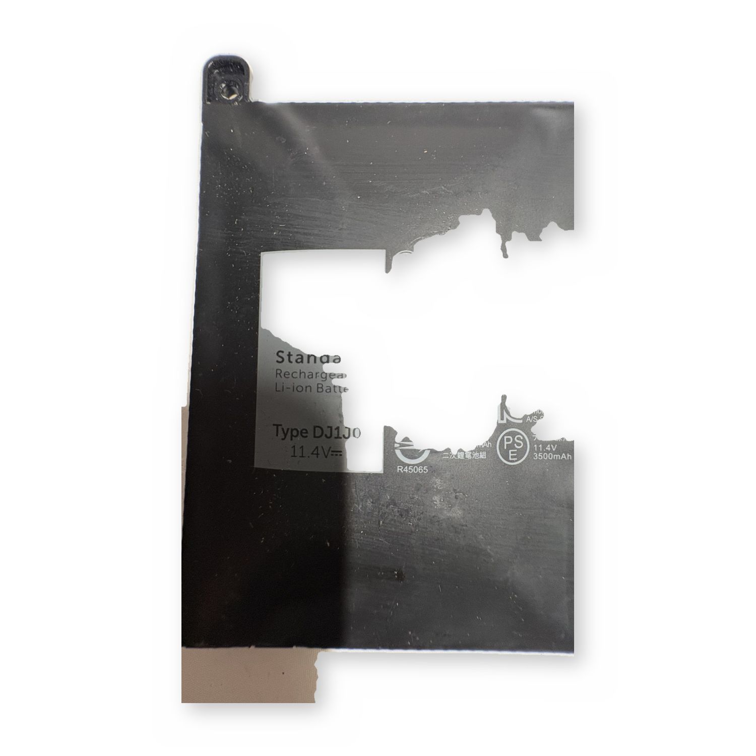 Dell Laptop Battery Type DJ130 42Wh 11.4V Swollen Only - For Parts / Not Working — photo 3
