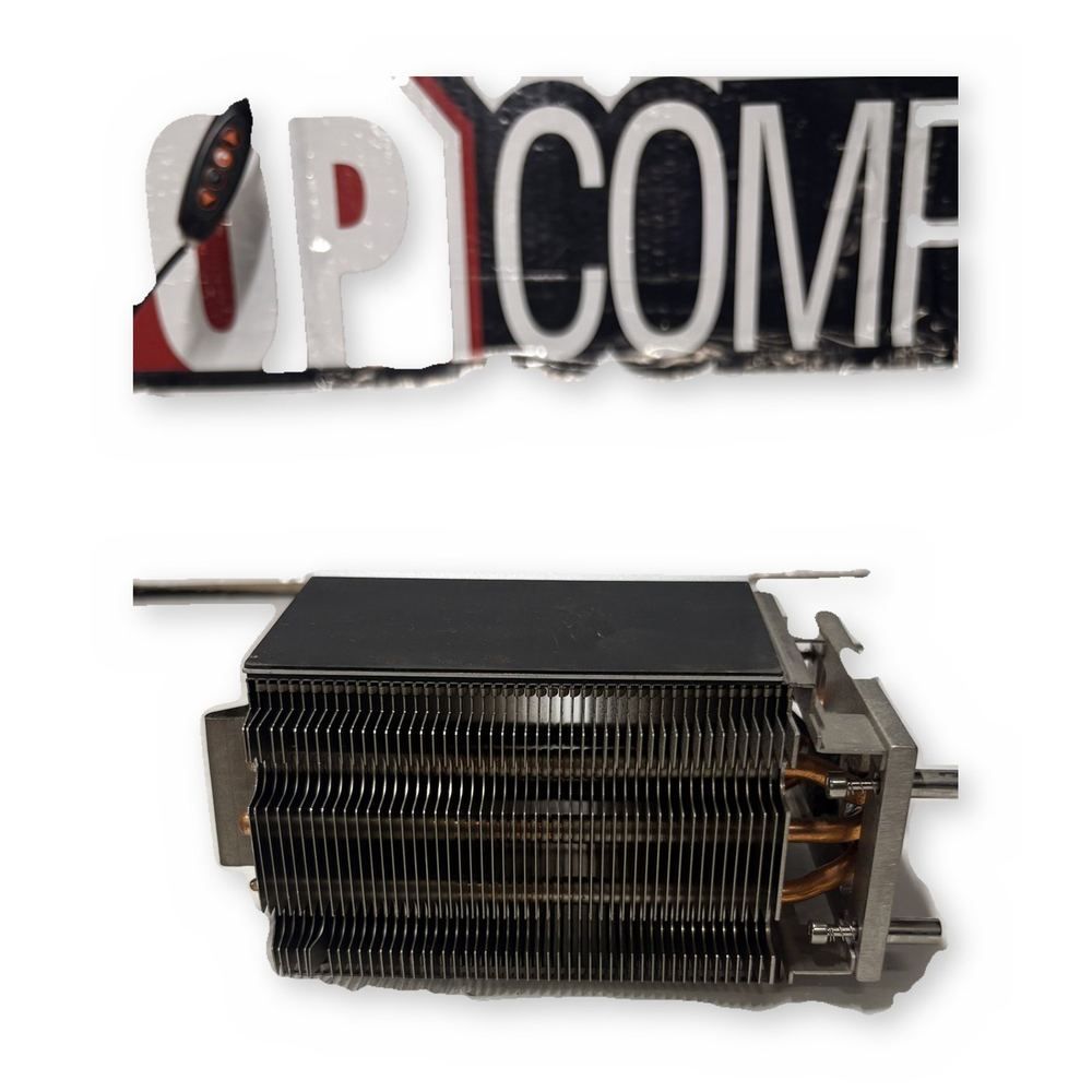 Desktop CPU Tower Heatsink Cooler with Fan Copper Heatpipes Pull — photo 1