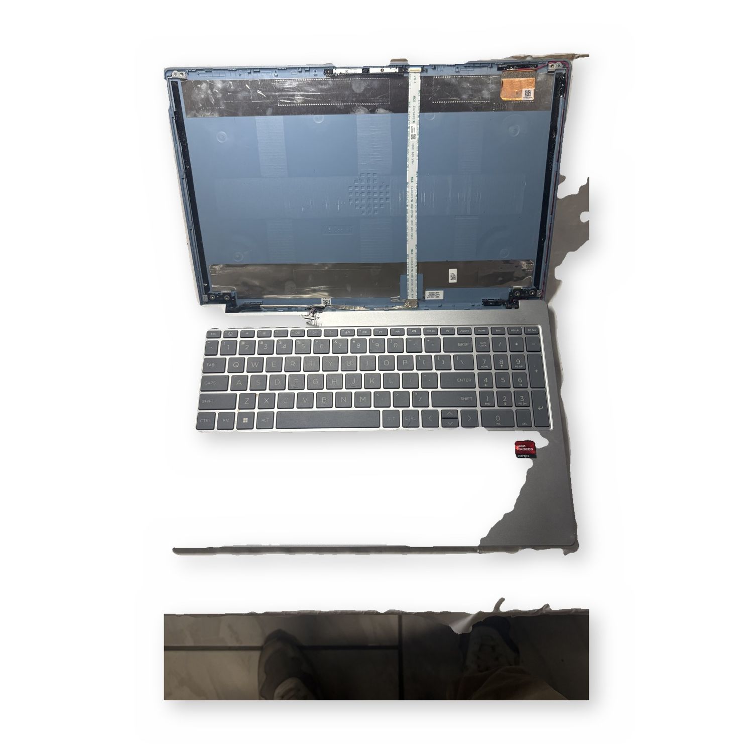 HP 15.6in Laptop AMD Ryzen Radeon Blue - Disassembled /Repair - For Parts / Not Working — photo 2