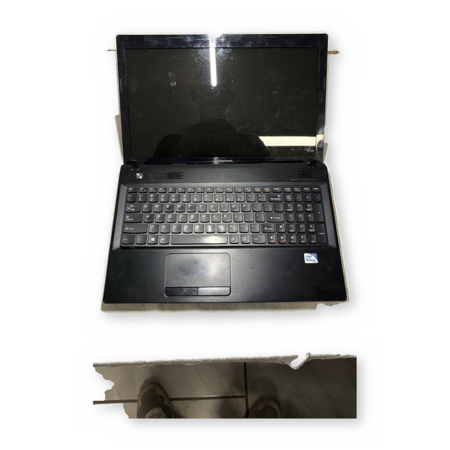 Lenovo IdeaPad N580 15.6in Laptop - Does Not Power On Repair - For Parts / Not Working — photo 2