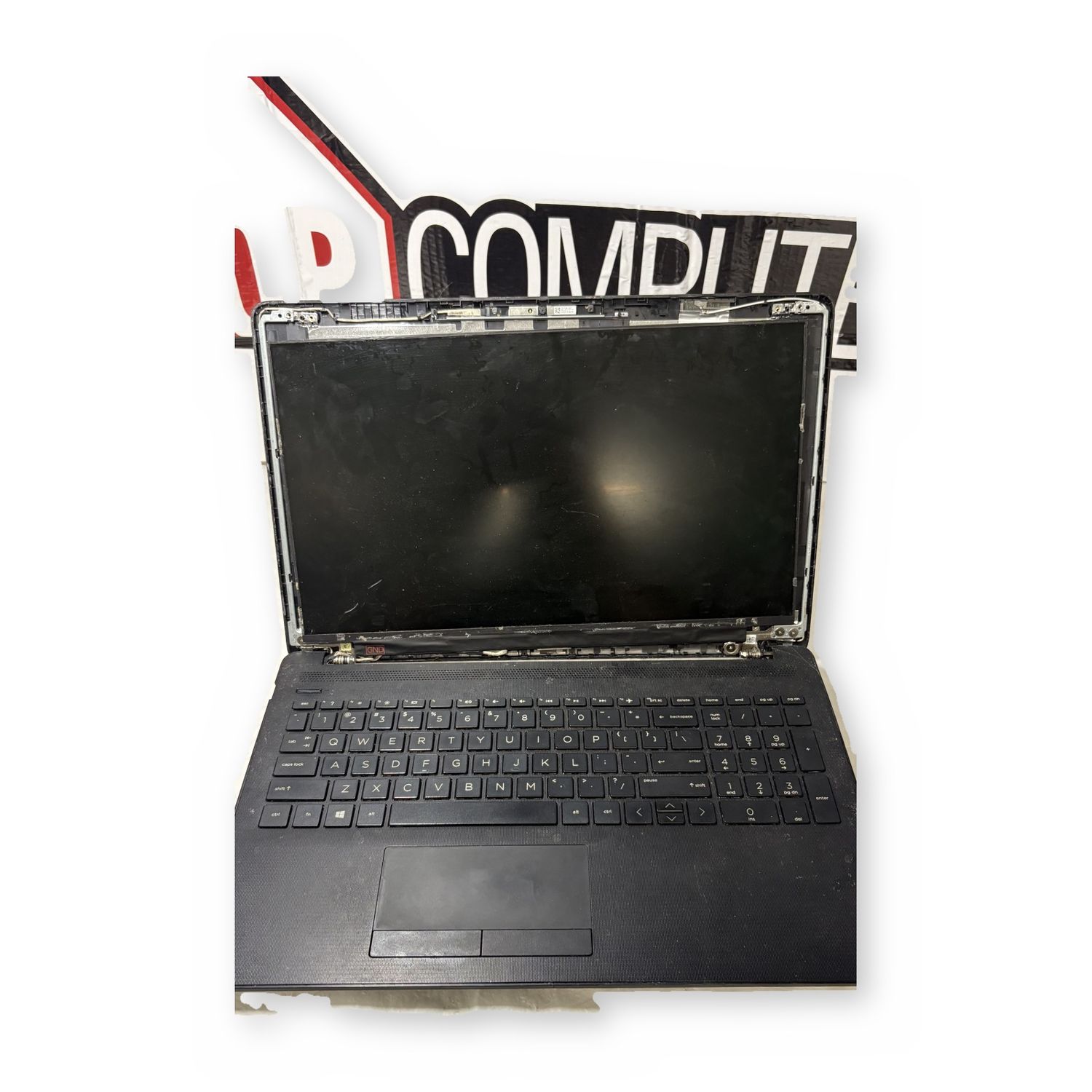 HP 15-db0011dx 15.6in AMD A6 Laptop - No Screen (LCD Removed) - For Parts / Not Working — photo 2