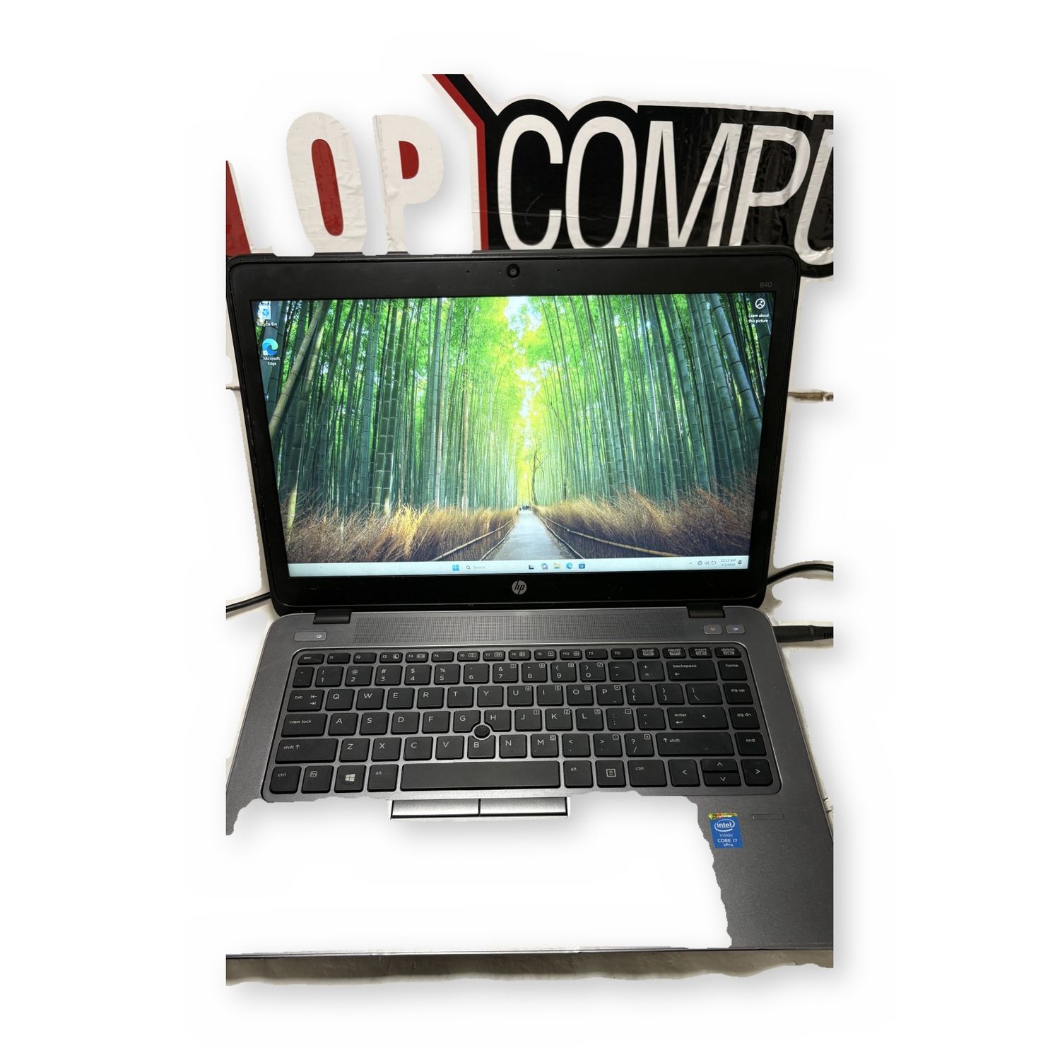 Refurbished HP EliteBook 840 G2 14in i5-5300U 8GB SSD Win10 Laptop Works - No Bottom Cover — photo 1