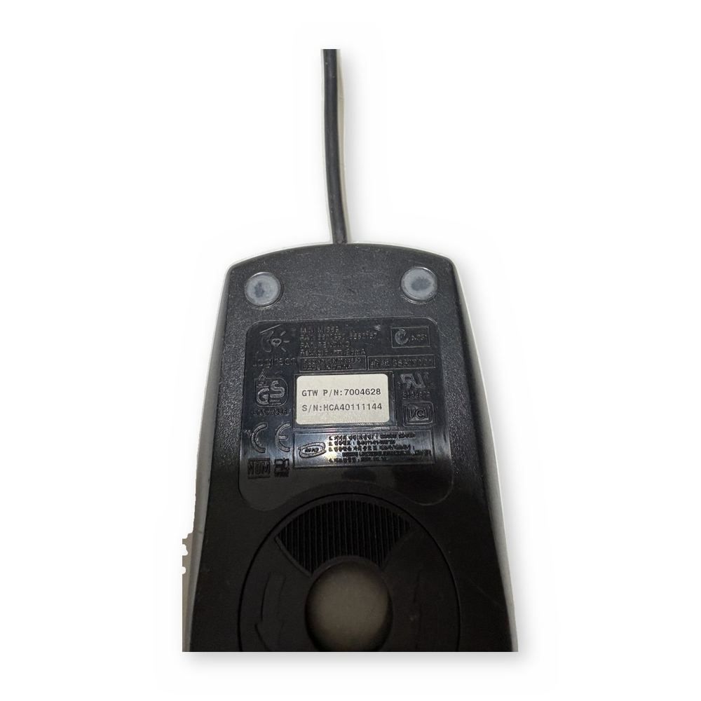 Gateway Logitech M-S69 PS/2 Scroll Wheel Ball Mouse Black 7004628 - Used — photo 1