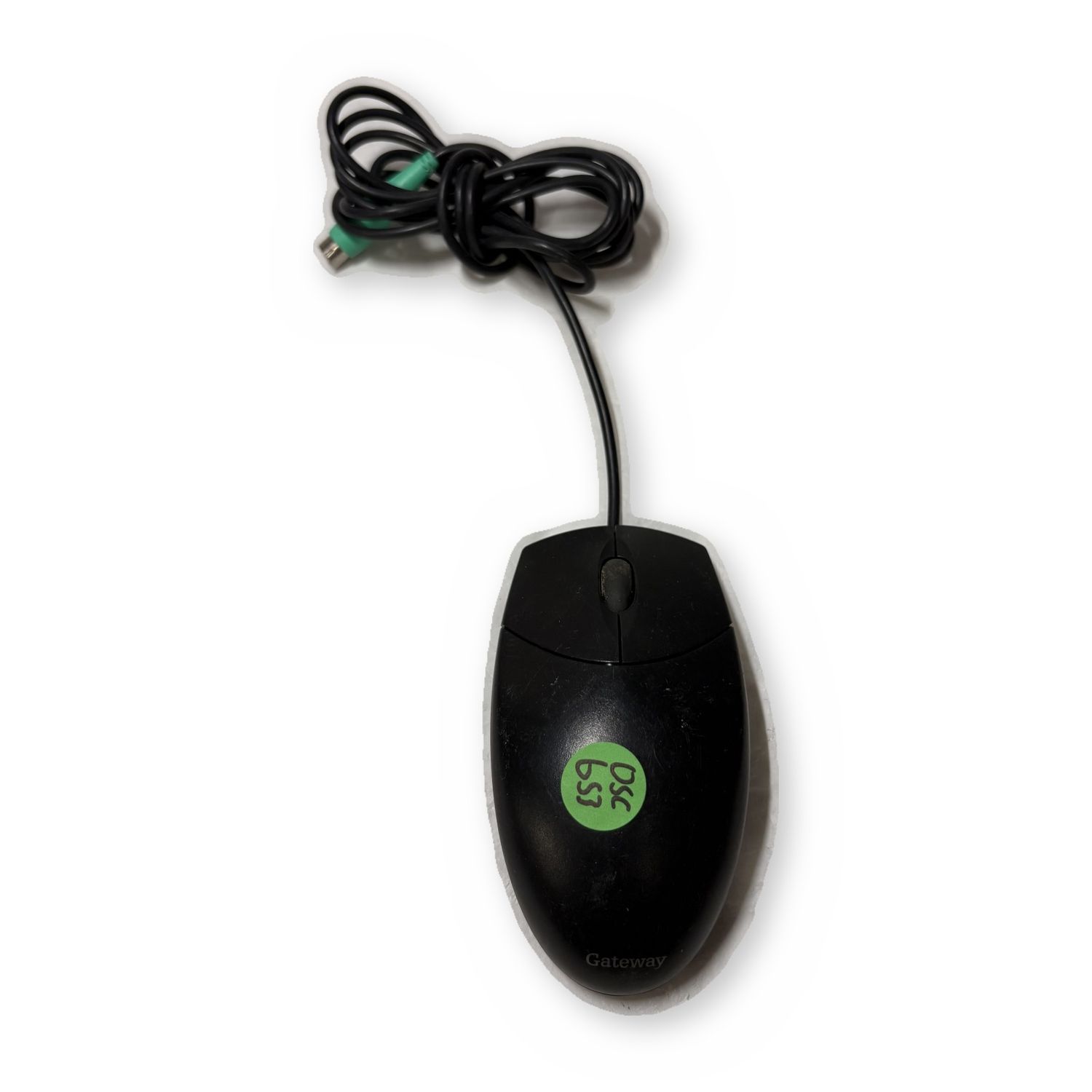 Gateway Logitech M-S69 PS/2 Scroll Wheel Ball Mouse Black 7004628 - Used — photo 2