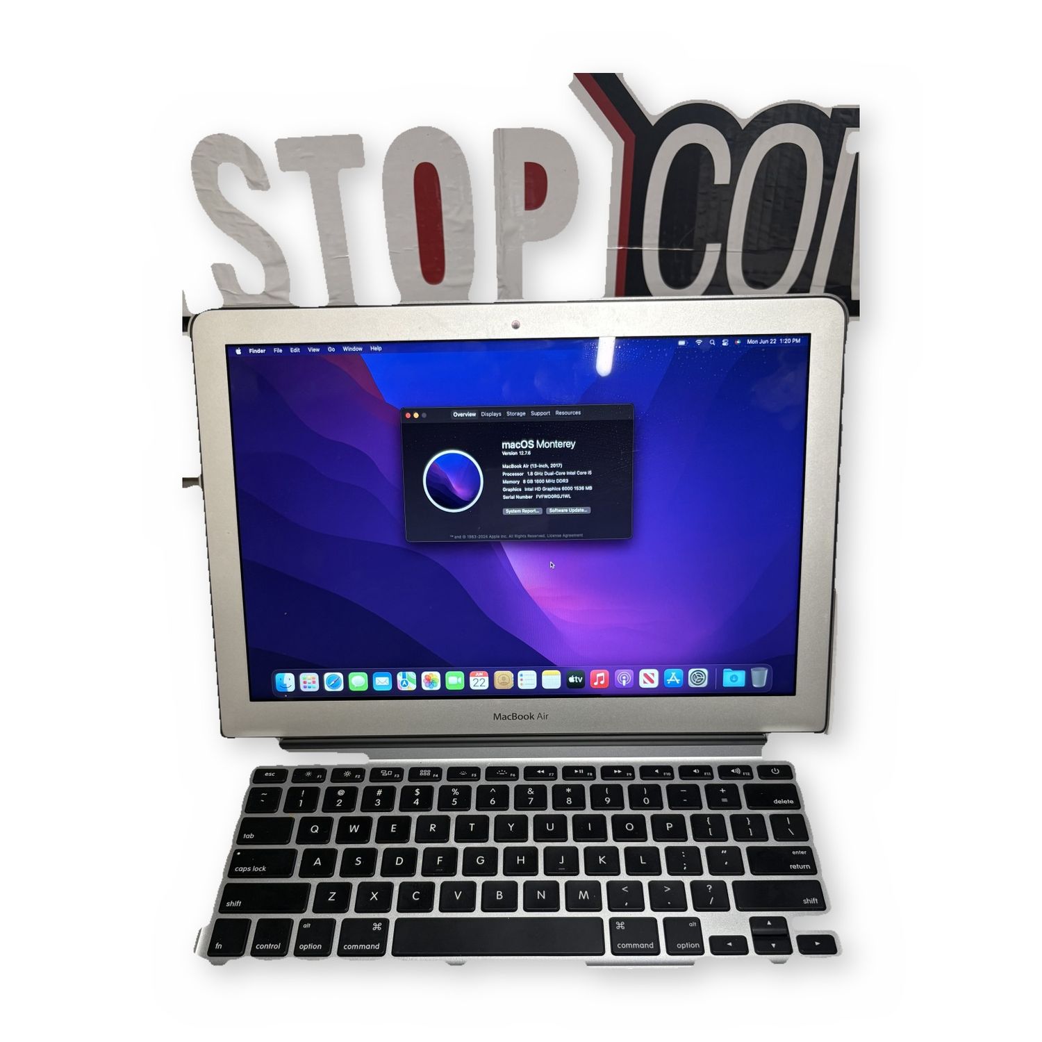Apple MacBook Air 13 2017 A1466 i5 8GB 256GB SSD macOS Monterey — photo 2