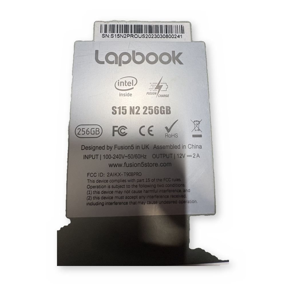Fusion5 Lapbook S15 N2 Celeron N4020 4GB 256GB SSD Laptop - For Parts / Not Working — photo 1