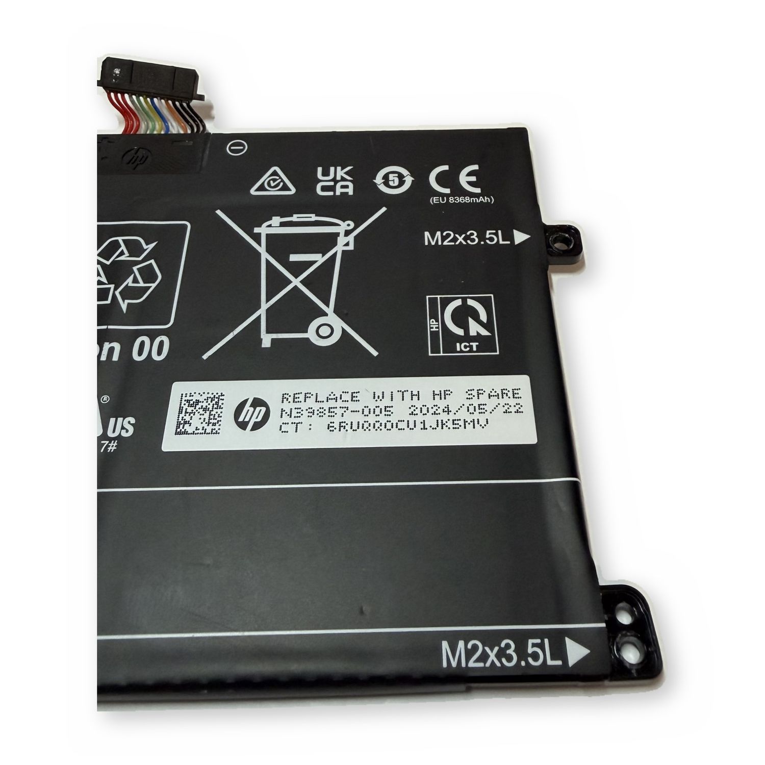 HP WE04XL 68Wh 7.72V Laptop Battery N39817-CF1 HSTNN-WB0F - For Parts / Not Working — photo 5