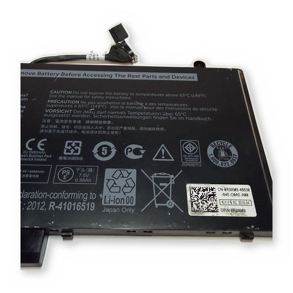 Dell G5M10 51Wh 7.4V Laptop Battery 8R6XM9 Latitude E5450 E5550 - For Parts / Not Working — photo 1