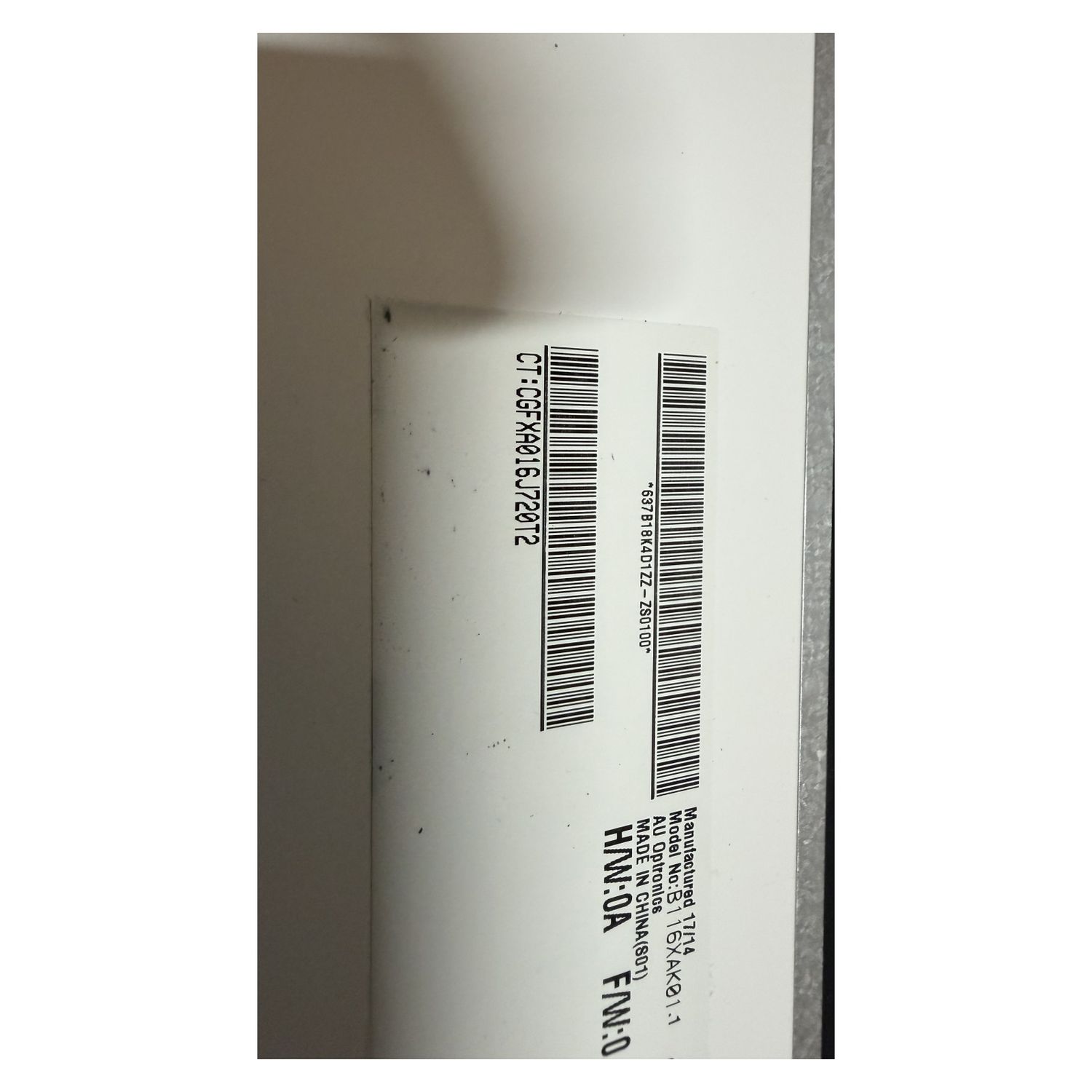 AU Optronics B116XAK01.1 11.6in HD LED Laptop LCD Screen Panel Tested Working — photo 3
