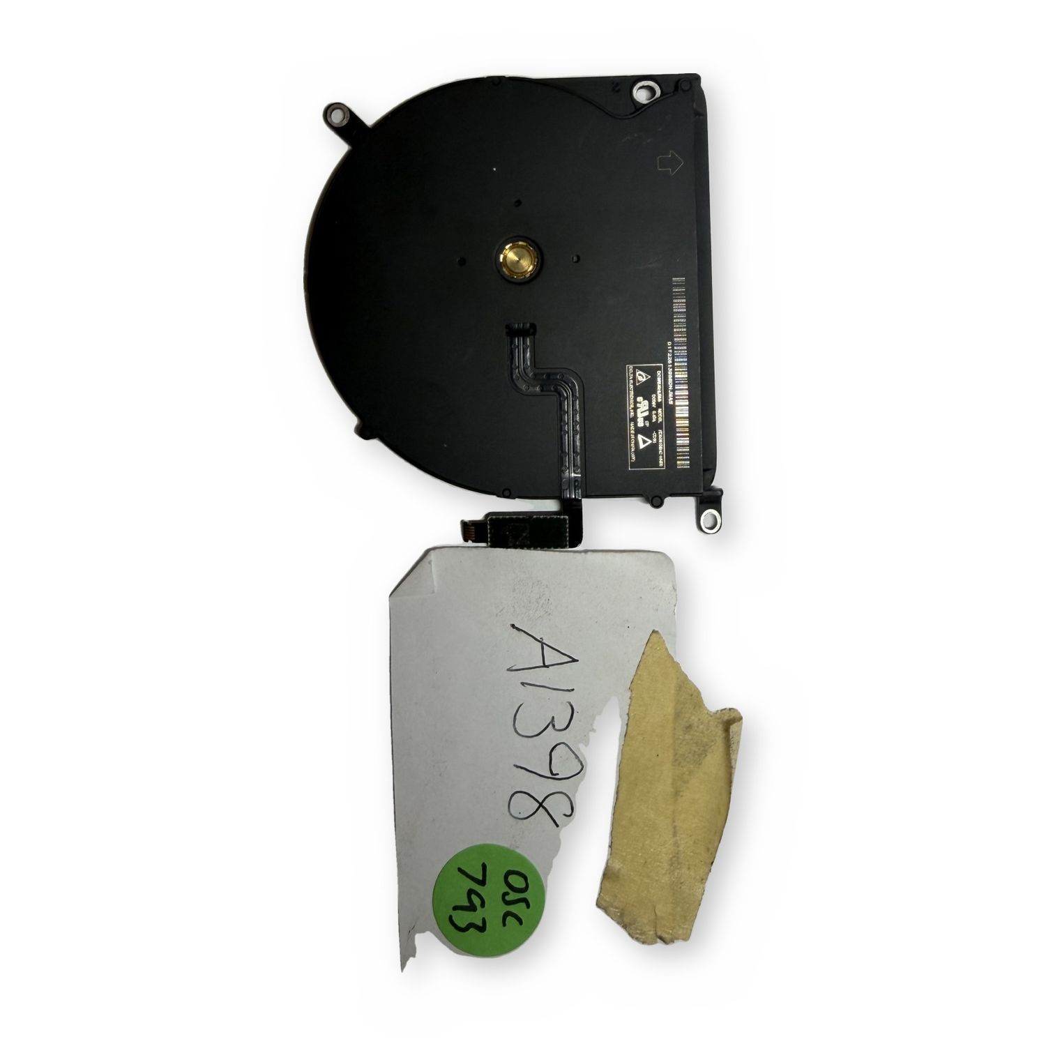 Delta KDB06105HC-HM00 Left CPU Fan Apple MacBook Pro 15in Retina A1398 Genuine — photo 2