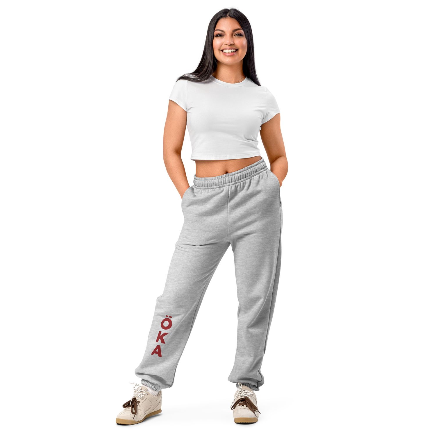 OKA Vertical Logo - Heavyweight sweatpants