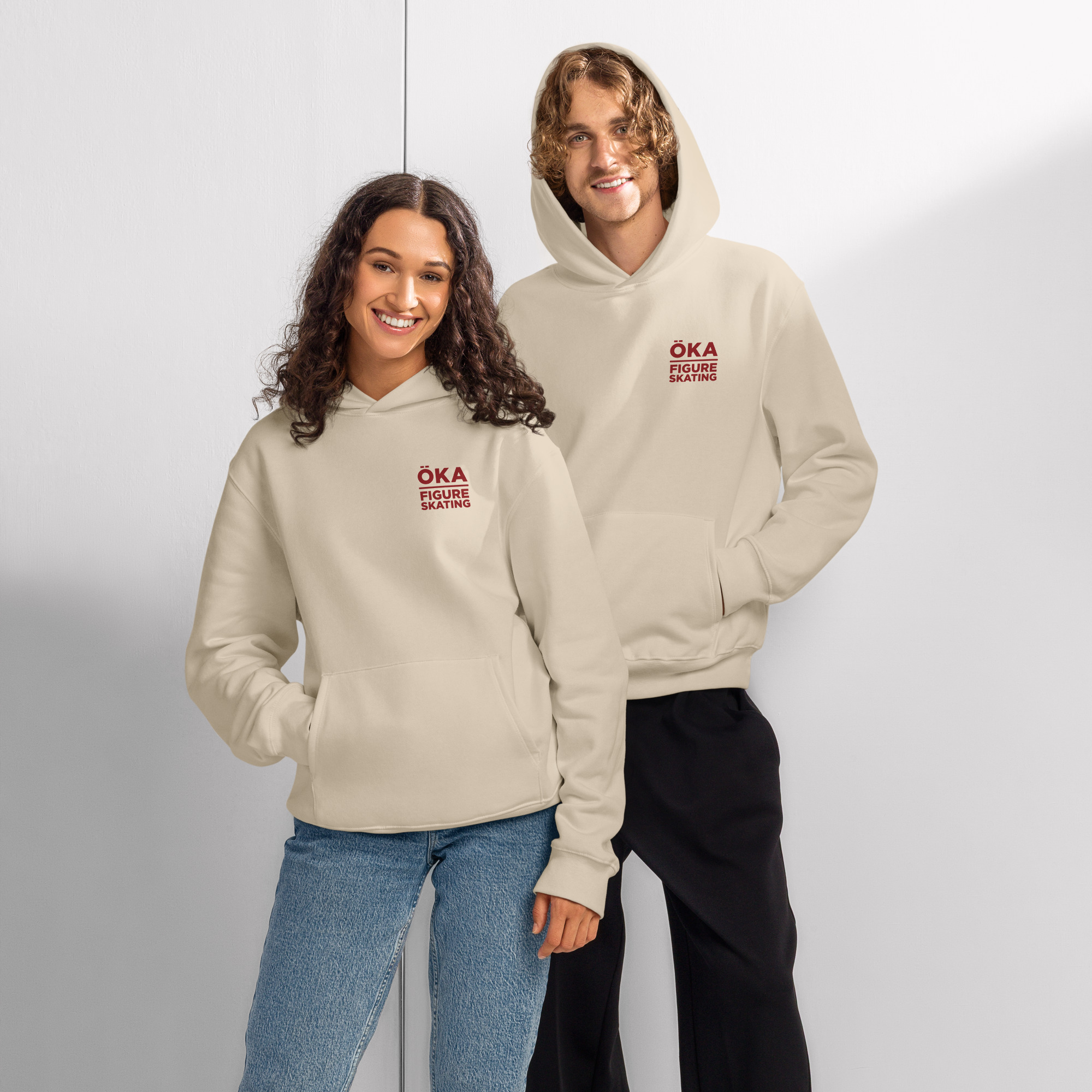 Oka Stacked Logo - Oversized heavyweight hoodie
