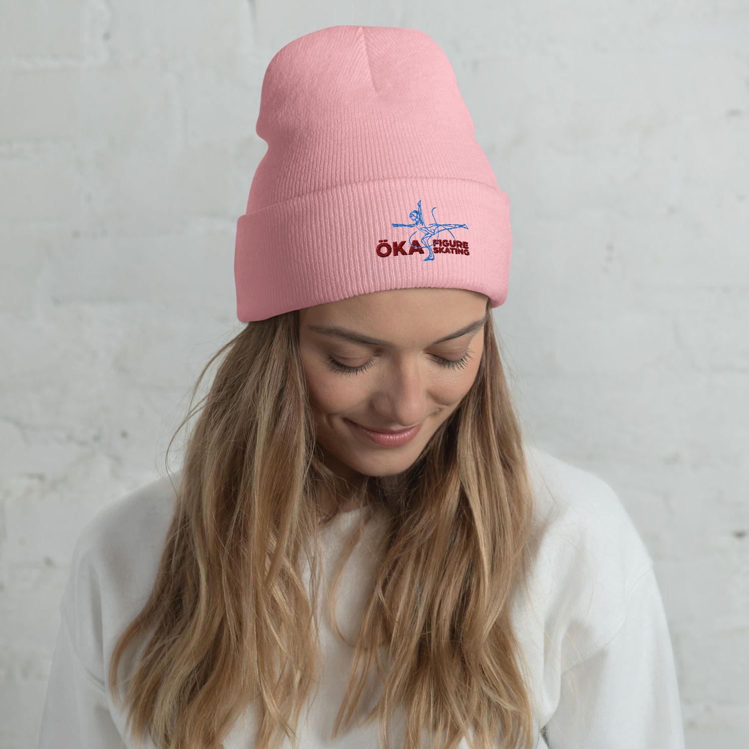 Pink Cuffed Beanie