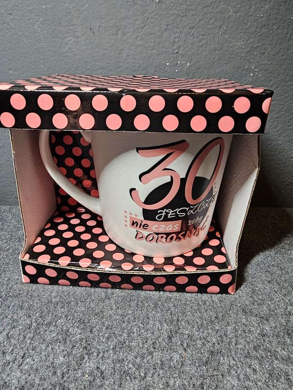 Kubek porcelanowy 30 urodziny