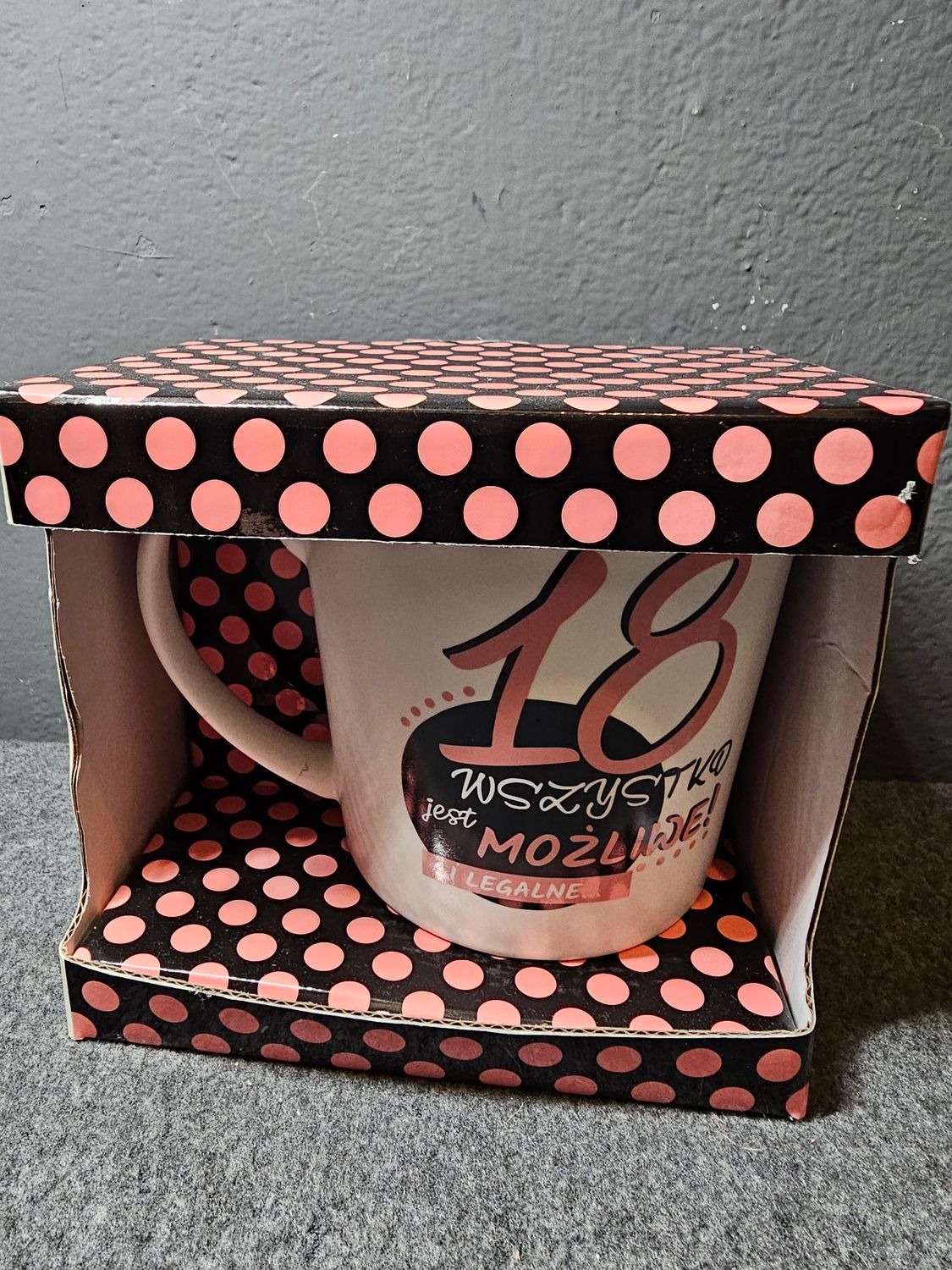 Kubek duży na 18te urodziny