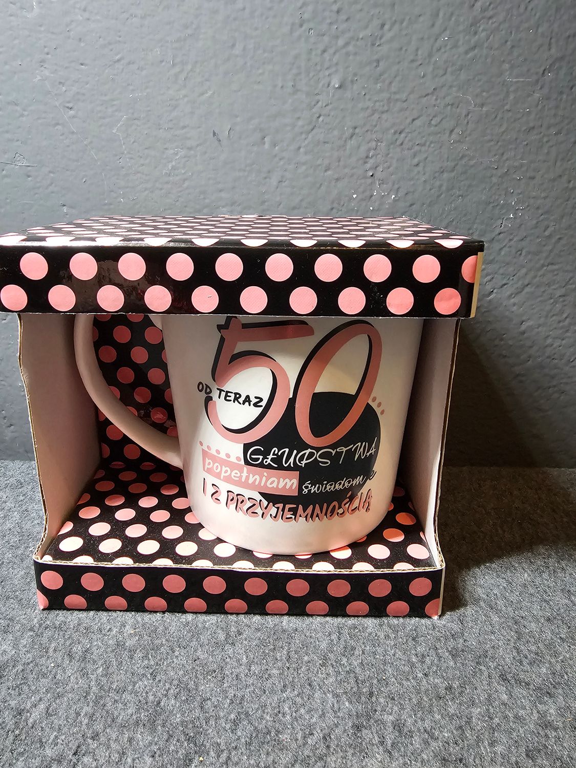 Kubek na 50te urodziny