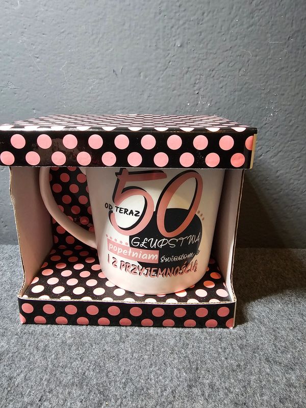 Kubek na 50te urodziny