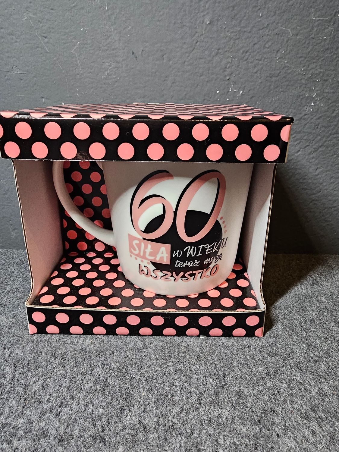 Kubek matowy na 60te urodziny