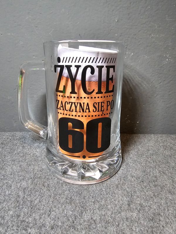 Kufel  na 60 urodziny