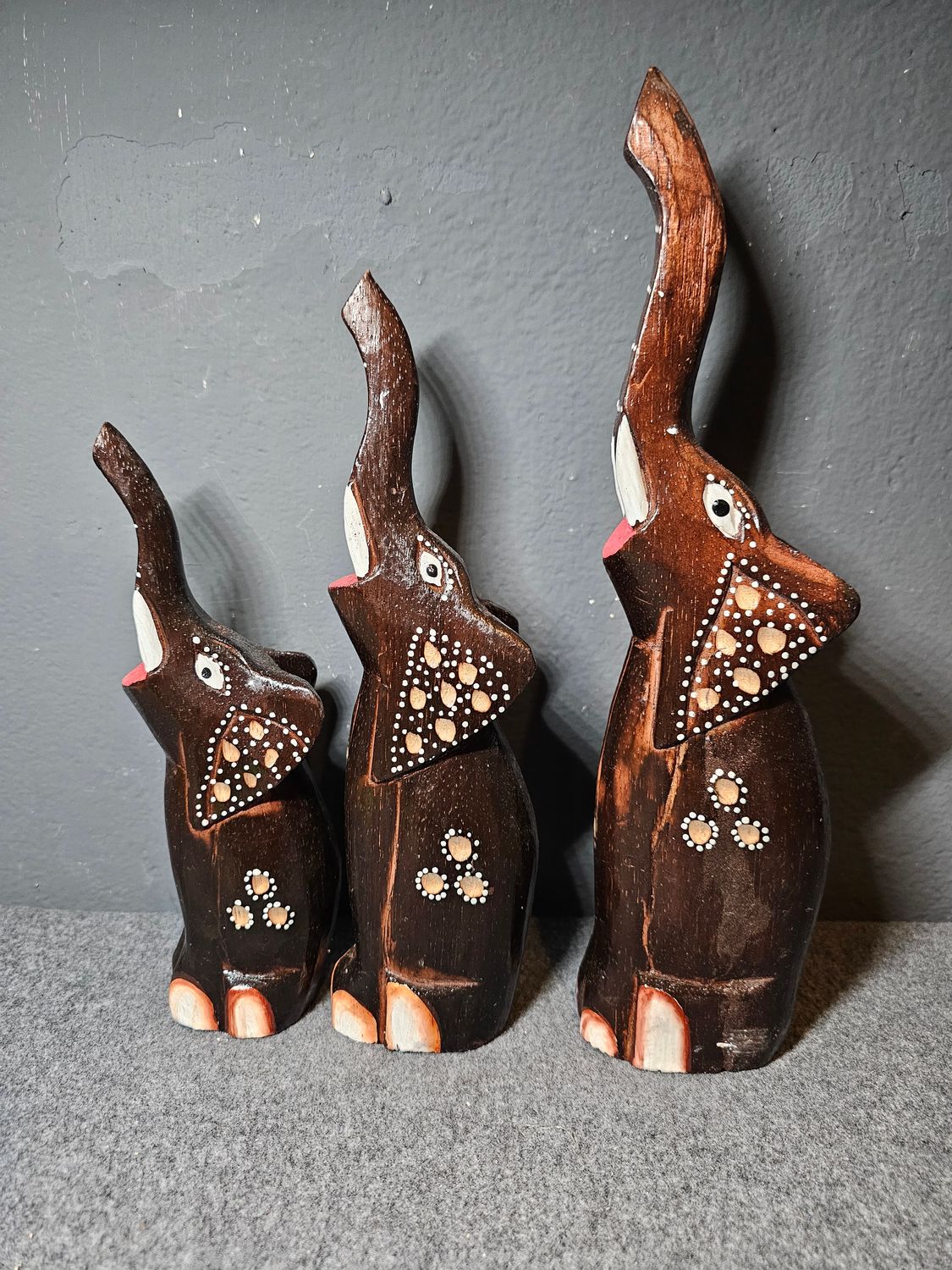 Słonie zestaw 3 sztuk