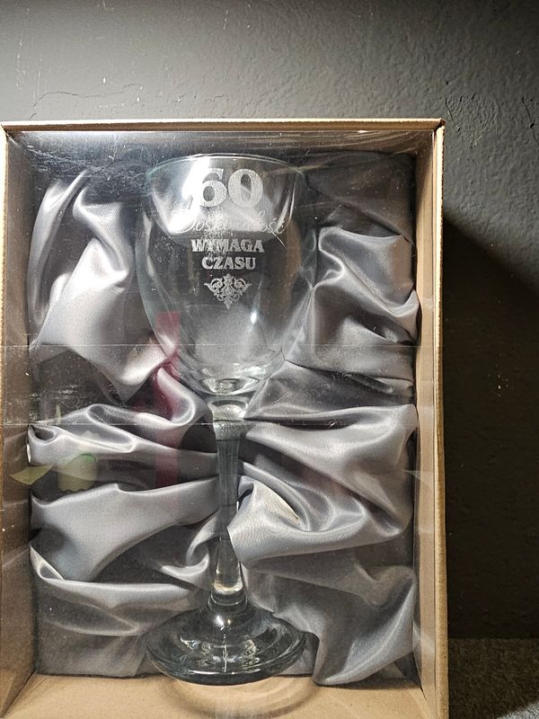 Kieliszek na 60 urodziny