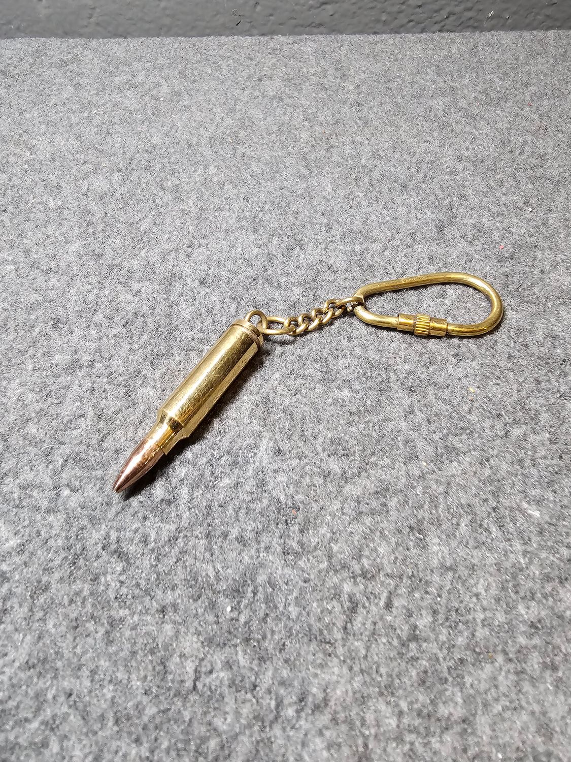 Brelok mosiężny pocisk