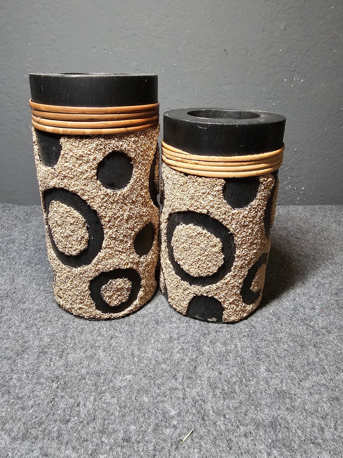 Świecznik zestaw 2 sztuk