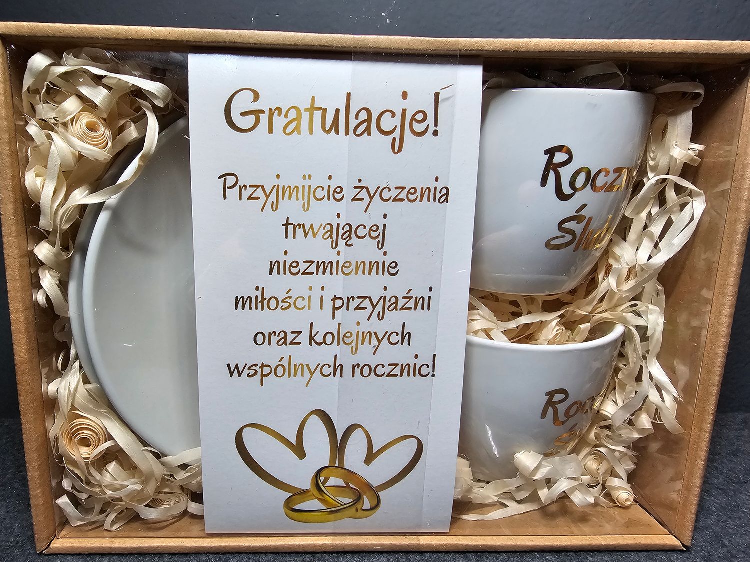Kubek zestaw rocznica ślubu